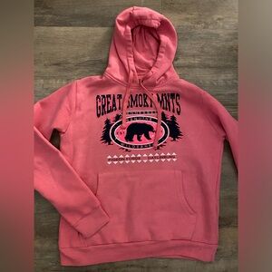 Pink Great Smoky Mountains Hoodie